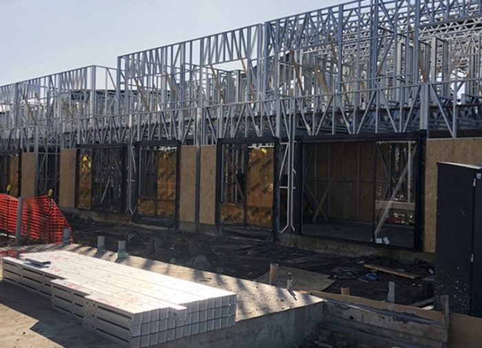 commercial and residential steel stud framing for projects across Victoria